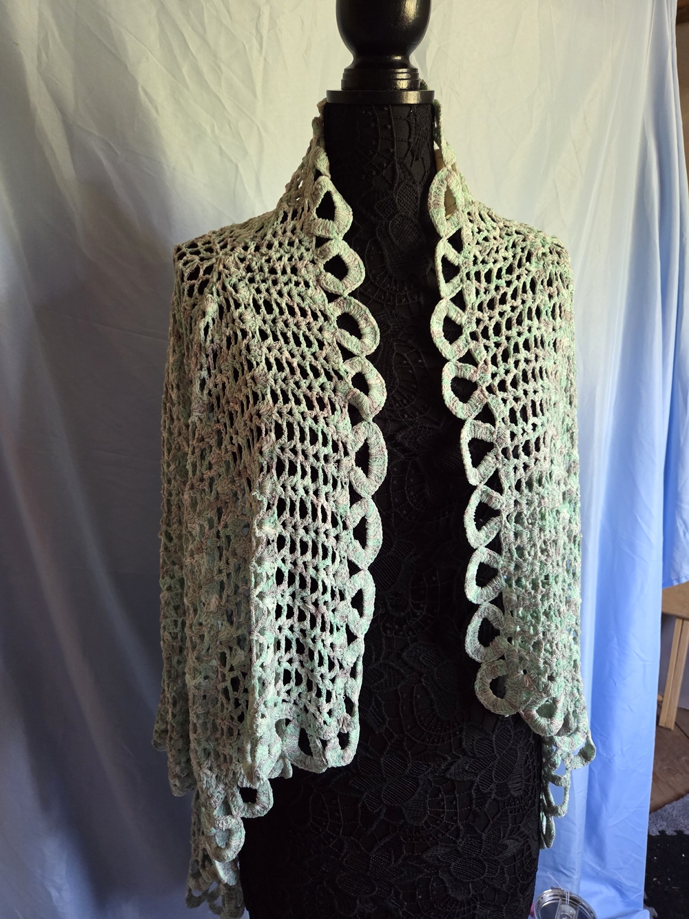 Entro Crochet Openwork Scarf